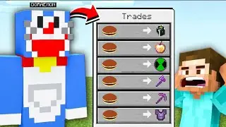Minecraft, But DORAEMON Trade *INSANE* ITEMS 🔥