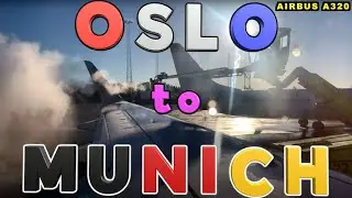 Oslo Norway to Munich Germany - Airbus A320 - Lufthansa Airlines - Full Flight Trip Report OSL MUC