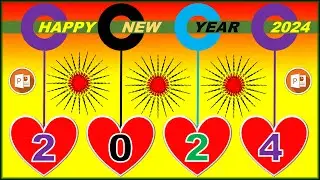 PowerPoint Presentation - HAPPY NEW YEAR 2024 || How to Create attractive New year Greeting ||