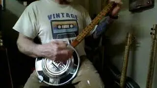 Rockin Ditty on 3 String Hubcap Guitar