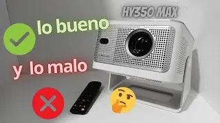 lo bueno y lo malo del proyector hy350 max  ( tras un mes de uso)