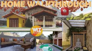 2 Story House Design | Walkthrough | Lumion 9 | Sketchup