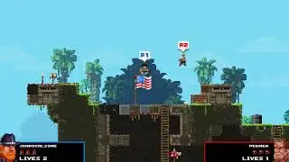 Broforce 2p Coop Online (Pt 1)
