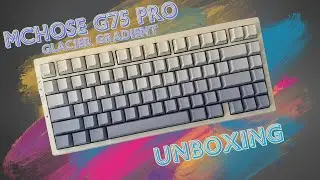 MCHOSE G75 Pro Glacier Gradient - Kutu A&ccedil;ılışı