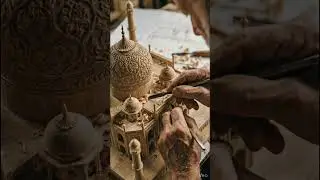 An Old Man&rsquo;s Hands Turn Wood into a Wonder #Shorts#YouTubeShorts