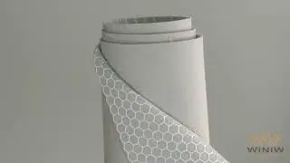 Hexagon pattern Microfiber synthetic leather for making gloves