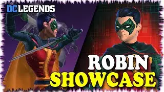 Is ROBIN Worth Upgrading For?? Baby Robin Showcase - PVP/Abilities!! DC Legends