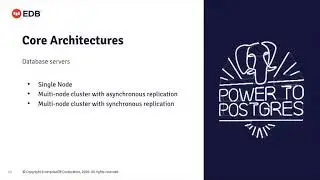 An overview of reference architectures for Postgres