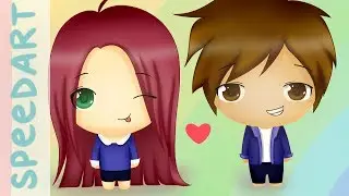 [SpeedArt] Chibi Couple