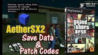 AetherSX2 Grand Theft Auto - San Andreas + Settings & Save Data