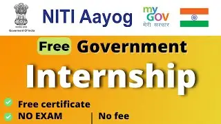 Free Government Internship | NITI AAYOG Internship 2022 | College Student Internship