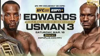 UFC 286 (UFC 4 PS5 Preview) Edwards vs. Usman 3 [4K ULTRA HD | GODLIKE QUALITY]