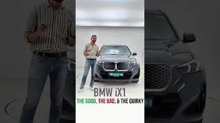 Bits about the BMW iX1 that are good, bad and quirky #shorts