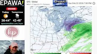 Weekend video forecast for February 21st/22nd, 2026