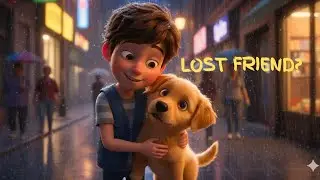 Cute Puppy and Boy | Animated Cartoon Story