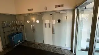 2x 1960s Schlieren (mod. 2004 ThyssenKrupp) tr. elevators @ Seebahnstrasse 85, Z&uuml;rich, Switzerland