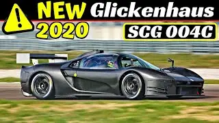 NEW 2020 Scuderia Cameron Glickenhaus SCG 004C Race Car - First Test & Shakedown on Track - V8 Sound