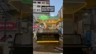 South Indian food cart. Hand push cart by Azimuth. Street food business model. Custom built in Noida