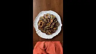 Roasted Eggplants with Maple Herb Dressing #shorts