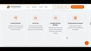 MyGymSaathi &ndash; Your Gym&rsquo;s Digital Saathi | Landing Page Walkthrough