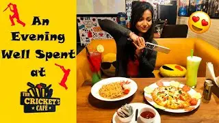 Cricket Theme Cafe🏏 | वर्ल्ड कप २०११ की यादें | Full review | American chopsuey | Dine out with mon