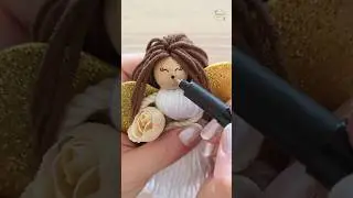 DIY Yarn Christmas Angel 🧚Easy Craft Idea