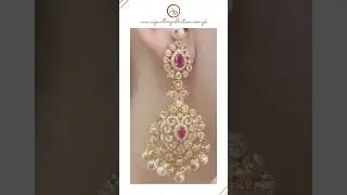 Polki Earrings #Jewellerylover #buygold #investingold