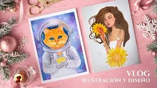 Navidad en Brasil y mi proceso como ilustradora.🎄🎨