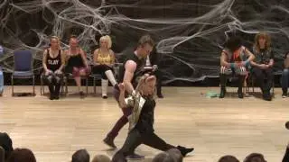 Ben McHenry & Victoria Henk - Halloween Swingthing 2016 Invitational Jack & Jill 2nd Place