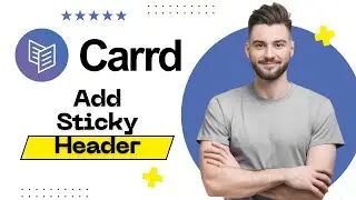 How to Add Sticky Header in Carrd (2026)