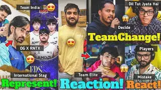 Orangutan & RNTX Represent India,Scout,Jonty,Aaru Reactions,Change In Team Jonny React,Kronten,LOLz