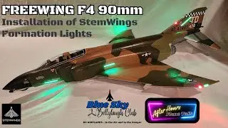 Freewing F4-90mm StemWings Formation Lights Install