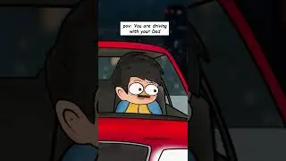 driving with dad #relateablepost #animation