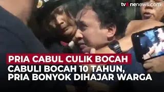 Detik-detik Penangkapan Pelaku Penculikan & Pencabulan Anak, Bonyok Dihajar Warga | OneNews Update
