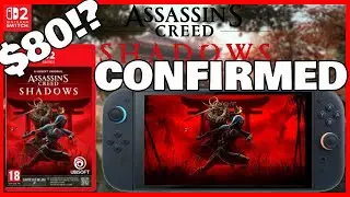 Assassin's Creed Shadows подтверждена для Switch 2!!! #kirbyairriders #assassinscreedshadows