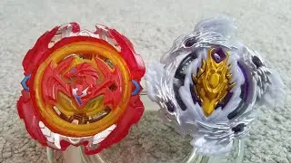 Beyblade Burst battle: Brutal Luinor L4 vs Revive Phoenix P4