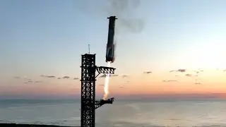 SpaceX Starship Booster Chopstick Landing Gif With Music