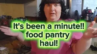 Food pantry food bank haul I'm back at it finally I know you all missed me !!!! 