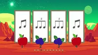 Musical Fruits Clap Along with Call and Response style, Game and Challenge, Level 5