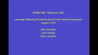 Alan Christian - John Hartge - Gary Lambert - WCBM 680 - Baltimore, MD. - August, 1974