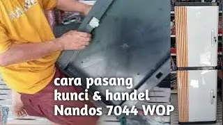 Cara pasang tarikan pintu & kunci lemari plastik Naiba Nandos round 4 susun (7044 WOP)