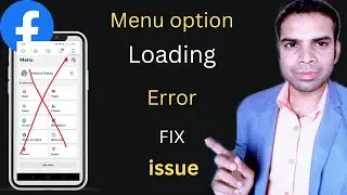 Not showing facebook menu option | unable to log out facebook account