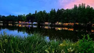 🥳 2025 🥳 J&auml;gersburger Strandfest  🥳 Schlossweiher 🥳 Ambiente 🥳 Beleuchtung 🥳 Musik 🥳