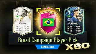 FIFA 22 60 x Guaranteed Brazil Campaign Player Pick Packs!