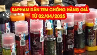 Từ ng&agrave;y 02/04/2025 Sapham ch&iacute;nh thức d&aacute;n tem chống h&agrave;ng giả tr&ecirc;n sản phẩm
