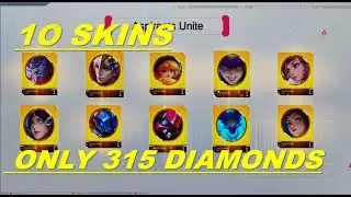 10 SKINS IN 315 DIAMONDS  | Aspirants Event Draw | Recharge Event Phase 2 | (●◡●) | MLBB