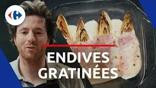 Recette Endives gratin&eacute;es - 1, 2, 3, Frais, Partez ! Jean Imbert & Carrefour Market