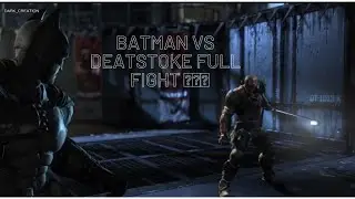 BAT vs SLADE👿👿👿*arkham origins* full fight scene.#batman
