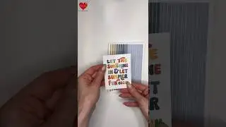 Простая открытка #скрапбукинг #diy #diycraft #scrapbooking #craftideas #cardmaking #cleanandsimple