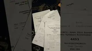 all you questions papers BBA